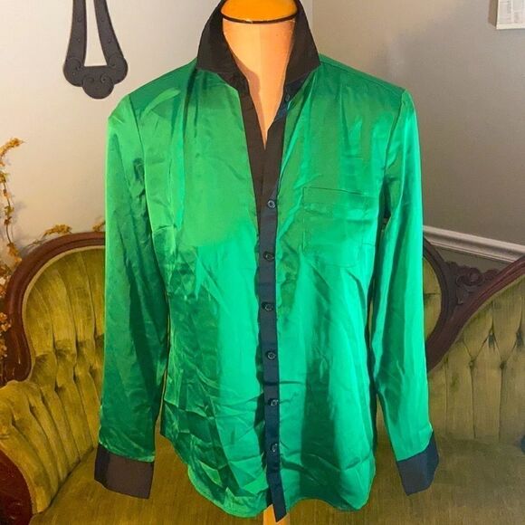 New York & Co. button down, career top. Women’s M. NWOT - Picture 3 of 4